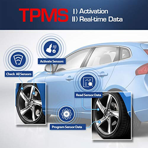 Autel Autel TPMS Relearn Tool TS408, Upgraded Version of Autel TS401, TPMS Reset, Sensor Activation, Program, Key Fob Testing, with Lifetime Update 2