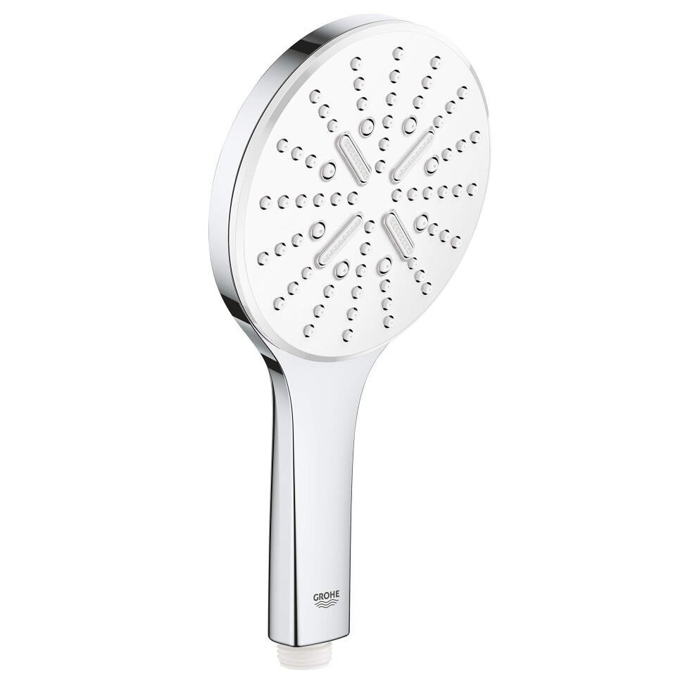 GROHE Rainshower 130 SmartActive 26544LS0 Hand Shower 3 Jet Types Moon White, 130 mm