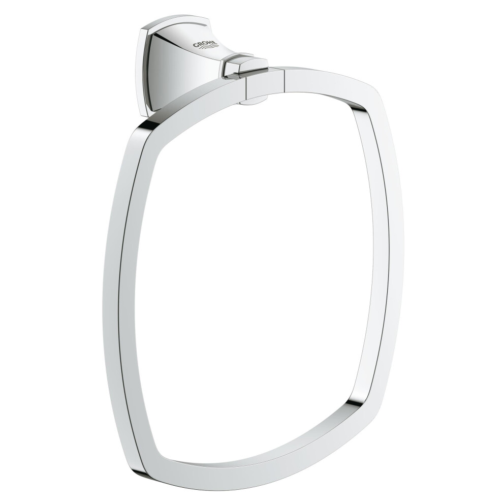 Grohe 40630000 Grandera Towel-Ring, Starlight Chrome