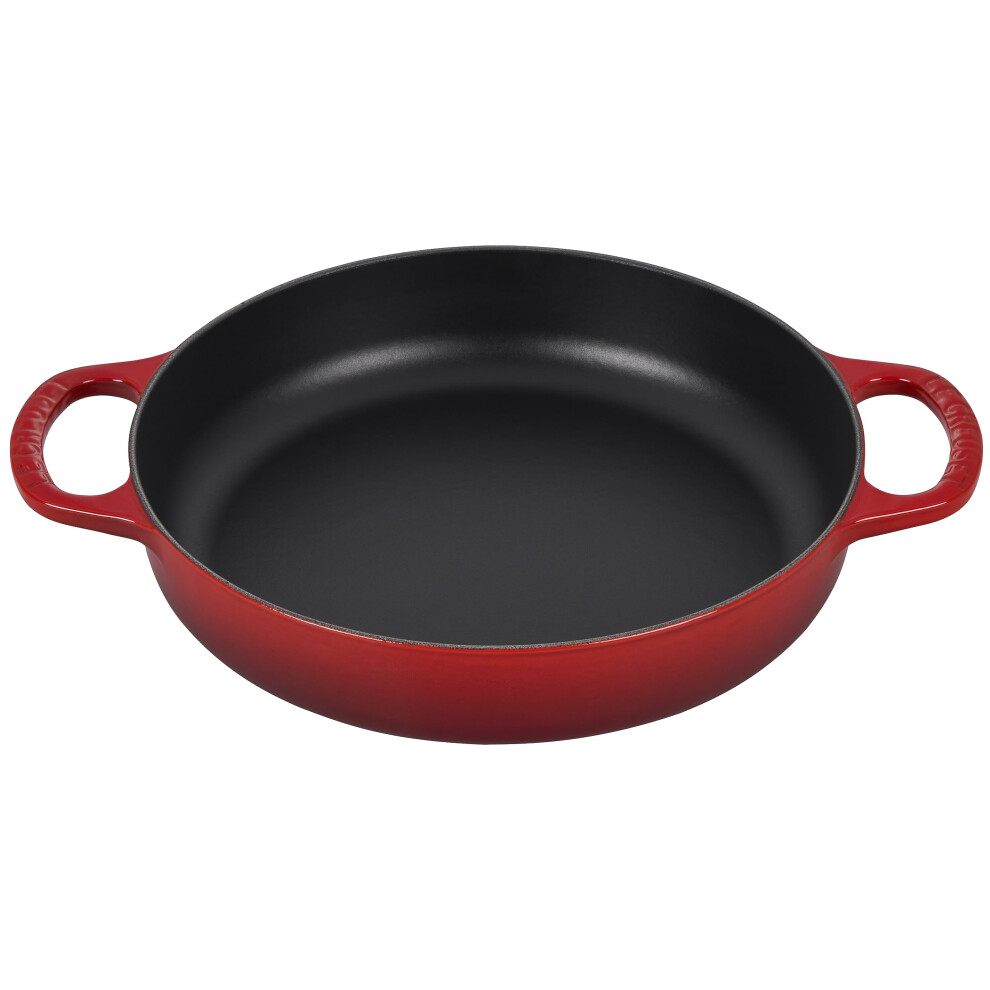 Le Creuset Signature Cast Iron Everyday Pan, 11", Cerise