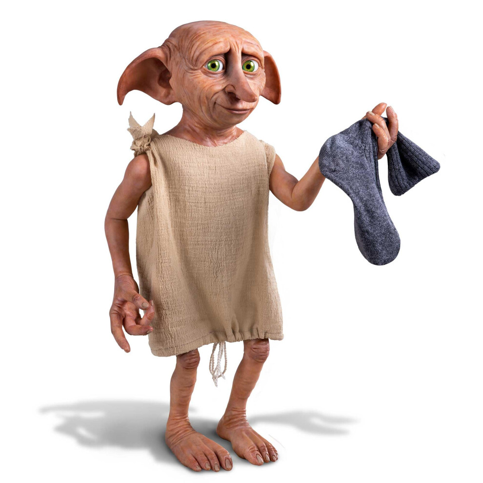 The Ashton-Drake Gal The Ashton-Drake Galleries Warner Brother's Harry Potter Dobby The House Elf Collectible Figure, 18 Inches, Poseable, Hand-Painted Hard Vinyl With Glo