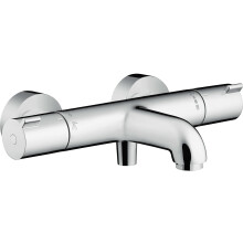 hansgrohe Ecostat 1001 CL Thermostatic Bath and Shower Mixer, Chrome, 13201000