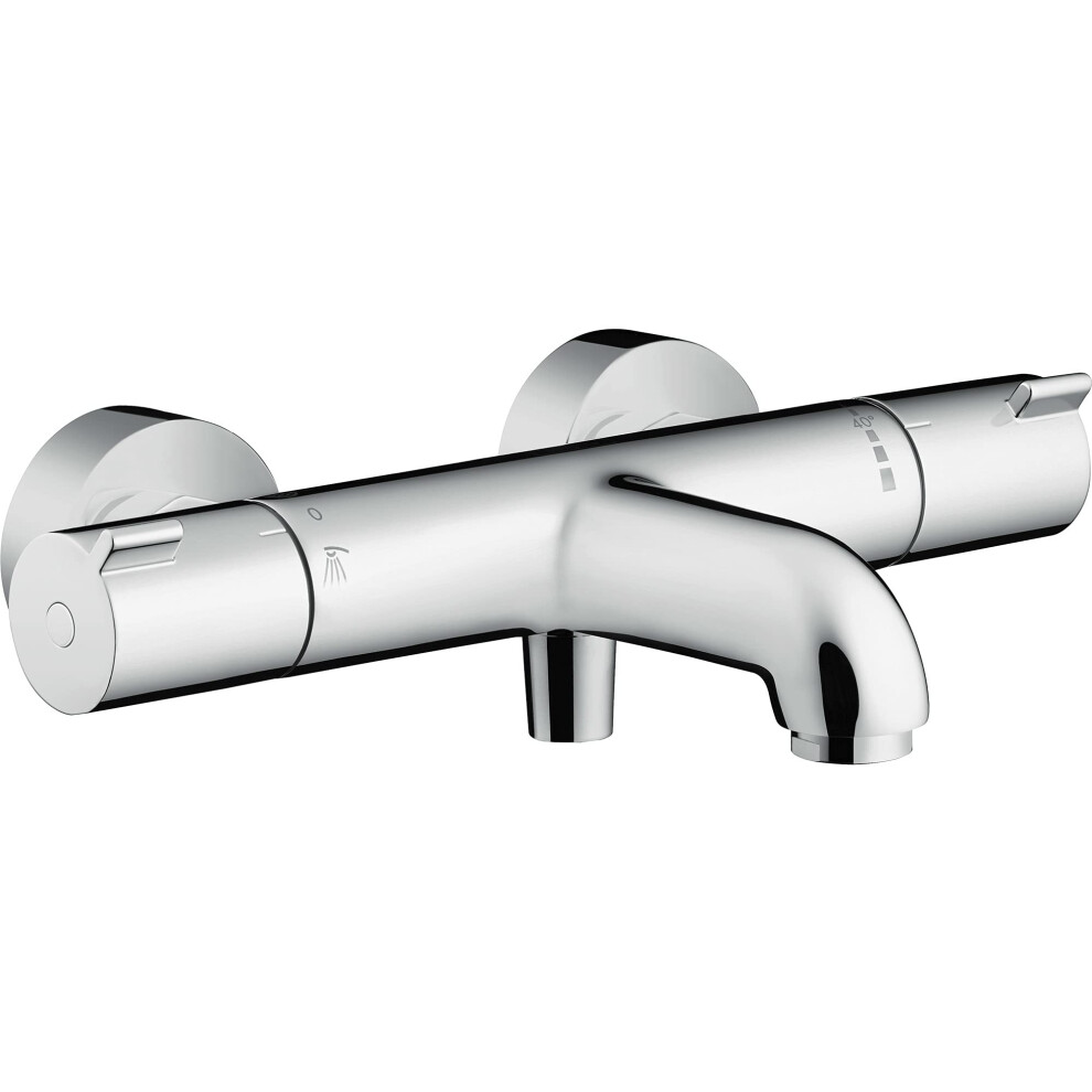 hansgrohe Ecostat 1001 CL Thermostatic Bath and Shower Mixer, Chrome, 13201000