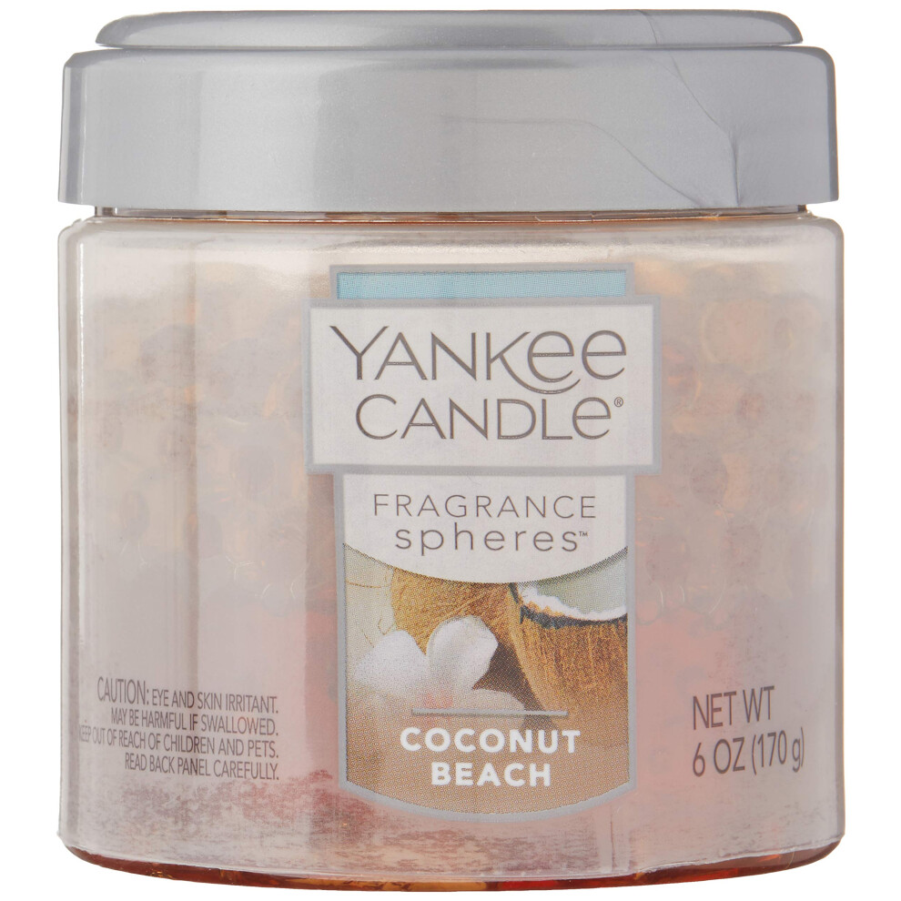 Yankee Candle Fragrance Spheres, Odor Neutralizing Beads for Up to 30 Days, 6 oz (Coconut Beach)