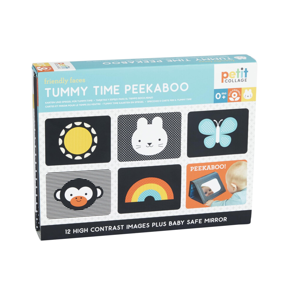 Petit Collage Tummy Time Peekaboo Multicolor
