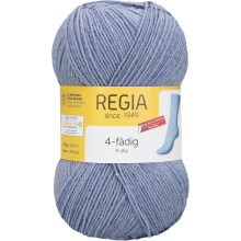 Regia 9801629 08078 Hand Knitting Yarn Wool, Iceland, 18 x 9 x 9 cm, Wool, Graublau Meliert, 16 x 9 x 9 cm
