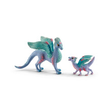 Schleich Bayala jtkok s figurk  Replo virgos anya s kis srkny baba akcifigura gyerekjtkok s babk lnyoknak s fiknak 5 ves s annl