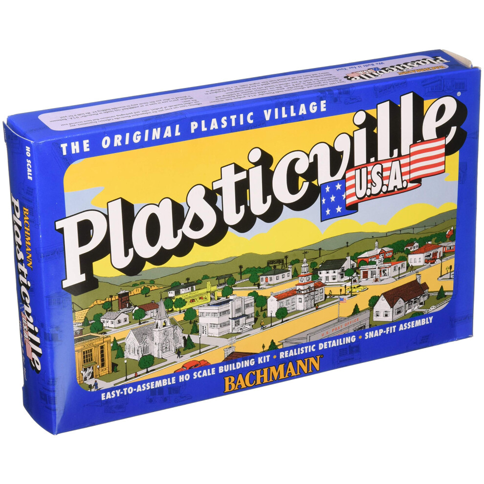 Bachmann Trains - PLASTICVILLE U.S.A. BUILDINGS - CLASSIC KITS - CATHEDRAL - HO Scale