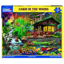 White Mountain - Cabana na Floresta, Quebra-Cabeça de 500 Peças