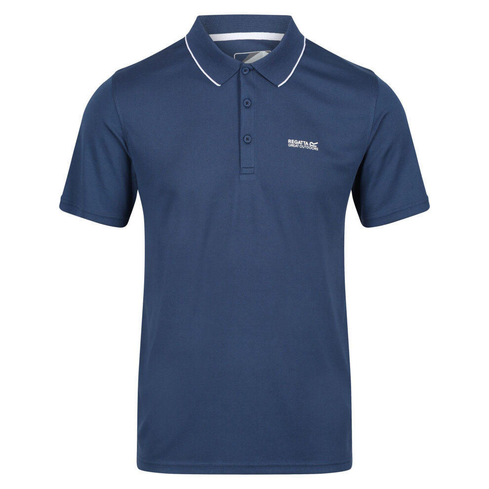 (M, Moonlight Denim) Regatta Mens Maverick V Active Polo Shirt