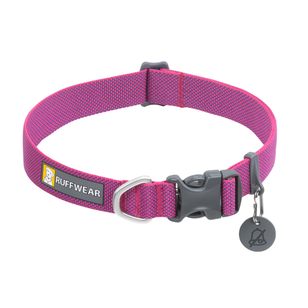 Ruffwear, Hi & Light Dog Collar, Minimal and Ultralight Collar for Everyday Walks and Runs, Alpenglow Pink, 14"-20"
