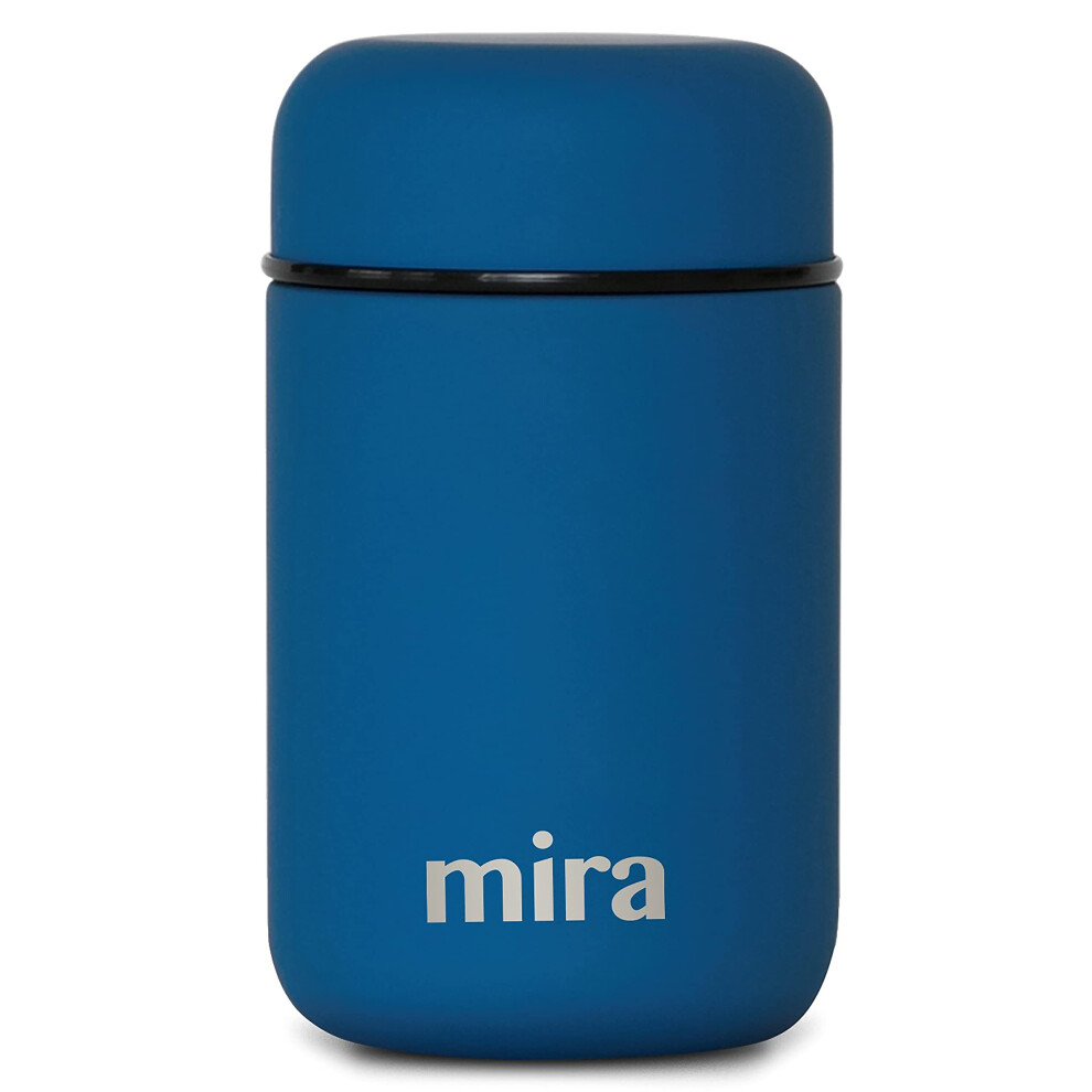 MIRA Insulated Food Jar Thermos for Hot Food & Soup, Compact Stainless Steel Vacuum Lunch Container for Meals To Go - 13.5 oz, Lilac