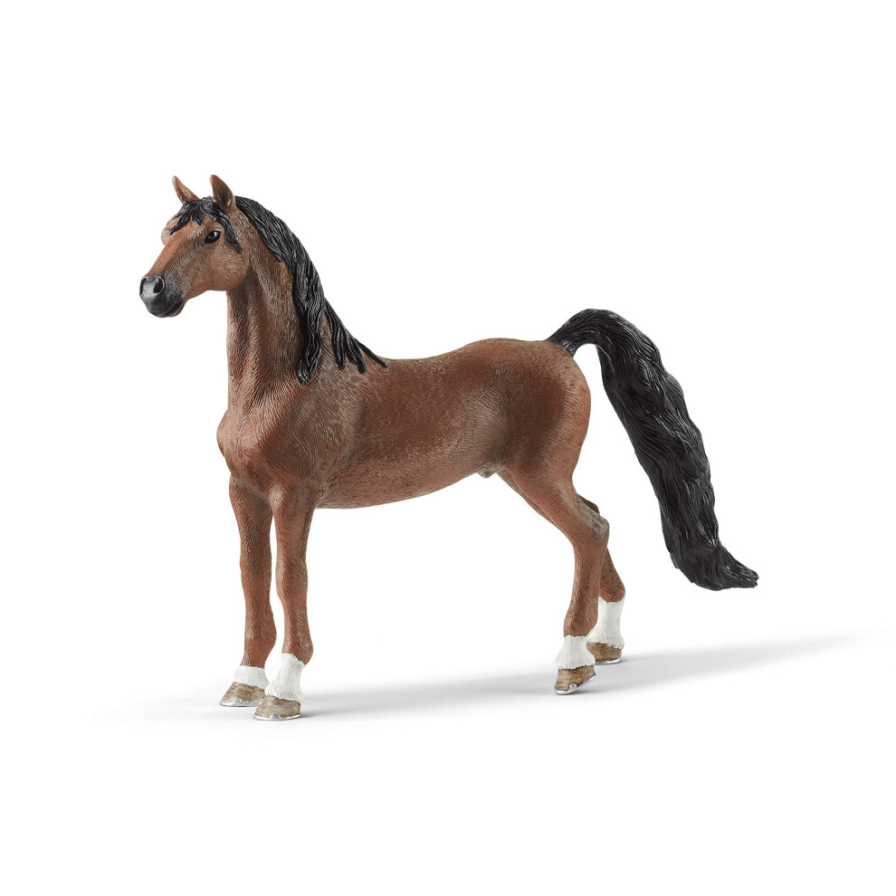 Schleich Horse Club, Horse Toys for Girls and Boys, American Saddlebred Gelding Horse Toy Figurine