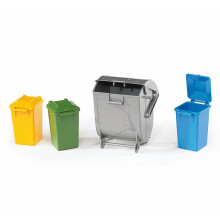 Zestaw koszy na śmieci Bruder Toys (3 małe i 1 duży)