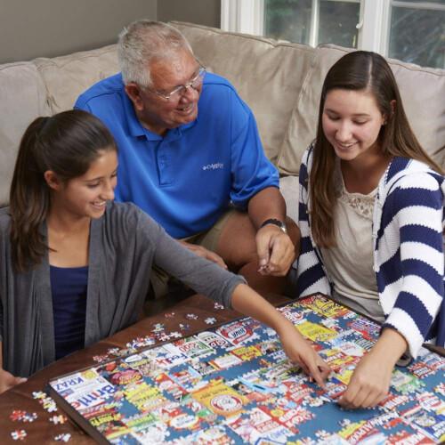 WHITE MOUNTAIN White Mountain Puzzles Beach Camper, 1000 Piece Jigsaw Puzzle 2