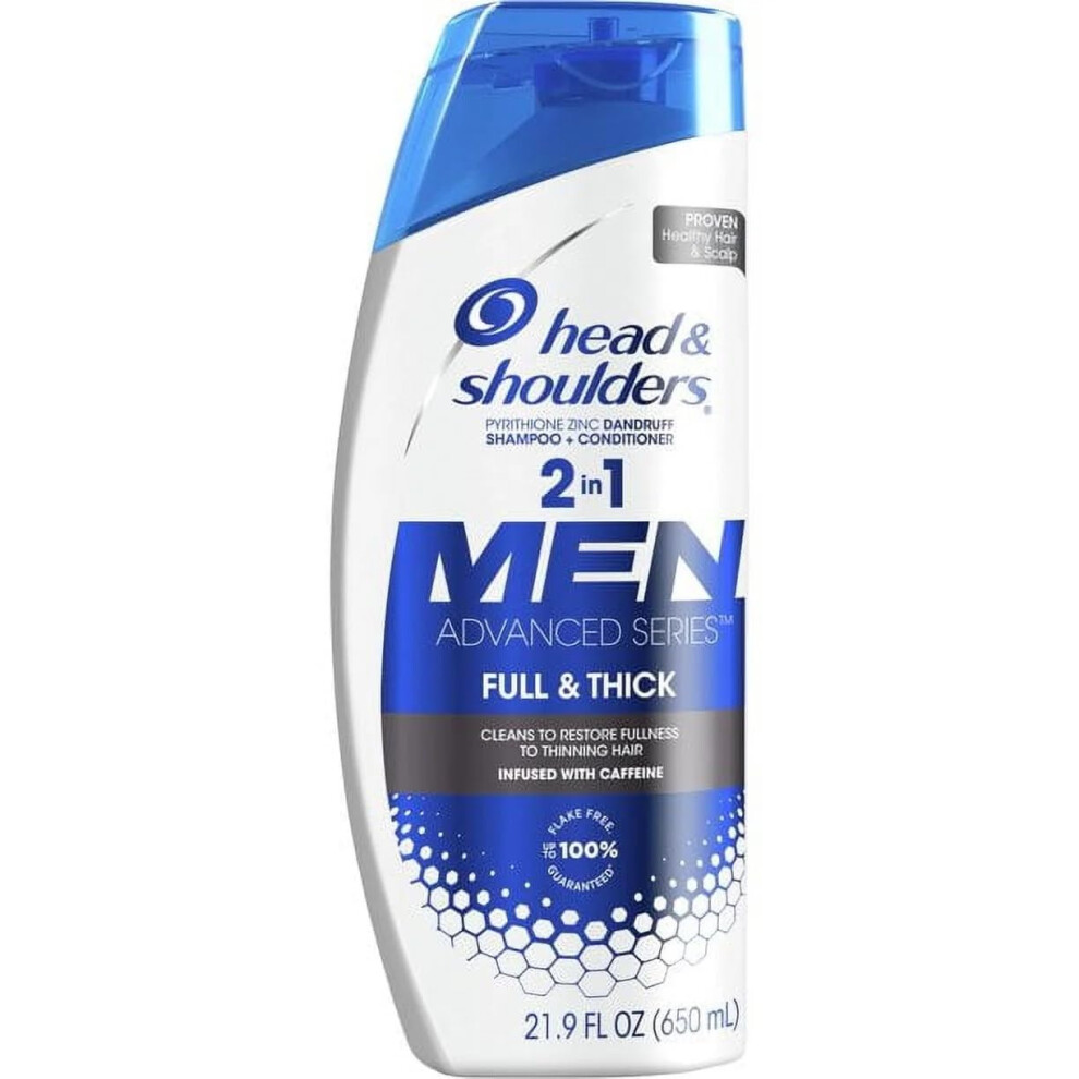 Head & Shoulders, Men 2 in 1 Advance Full Thick, 21.9 Fl oz