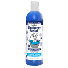 South Bark's Blueberry Facial Pet Shampoo 12 oz. | Brightener & Tear Stain Remover | Long-Lasting Odor Eliminator | Cruelty-Free | Paraben-Free | Mad