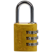 Kombinationsschlösser - ABUS - 145/30 - 3 Ziffern - Gelbes Aluminium - Einfach zu bedienen