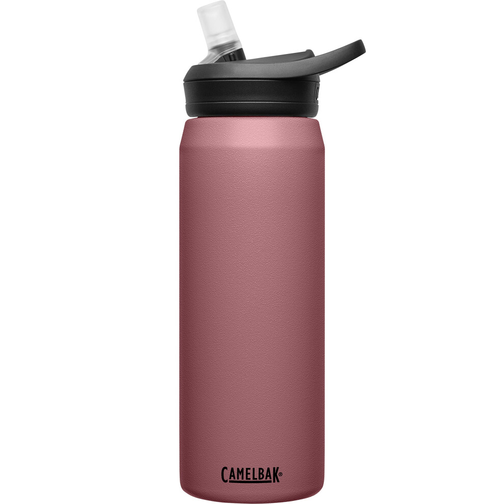 CamelBak Eddy+ Water Bottle with Straw 25 oz - Insulated Stainless Steel, Terracotta Rose