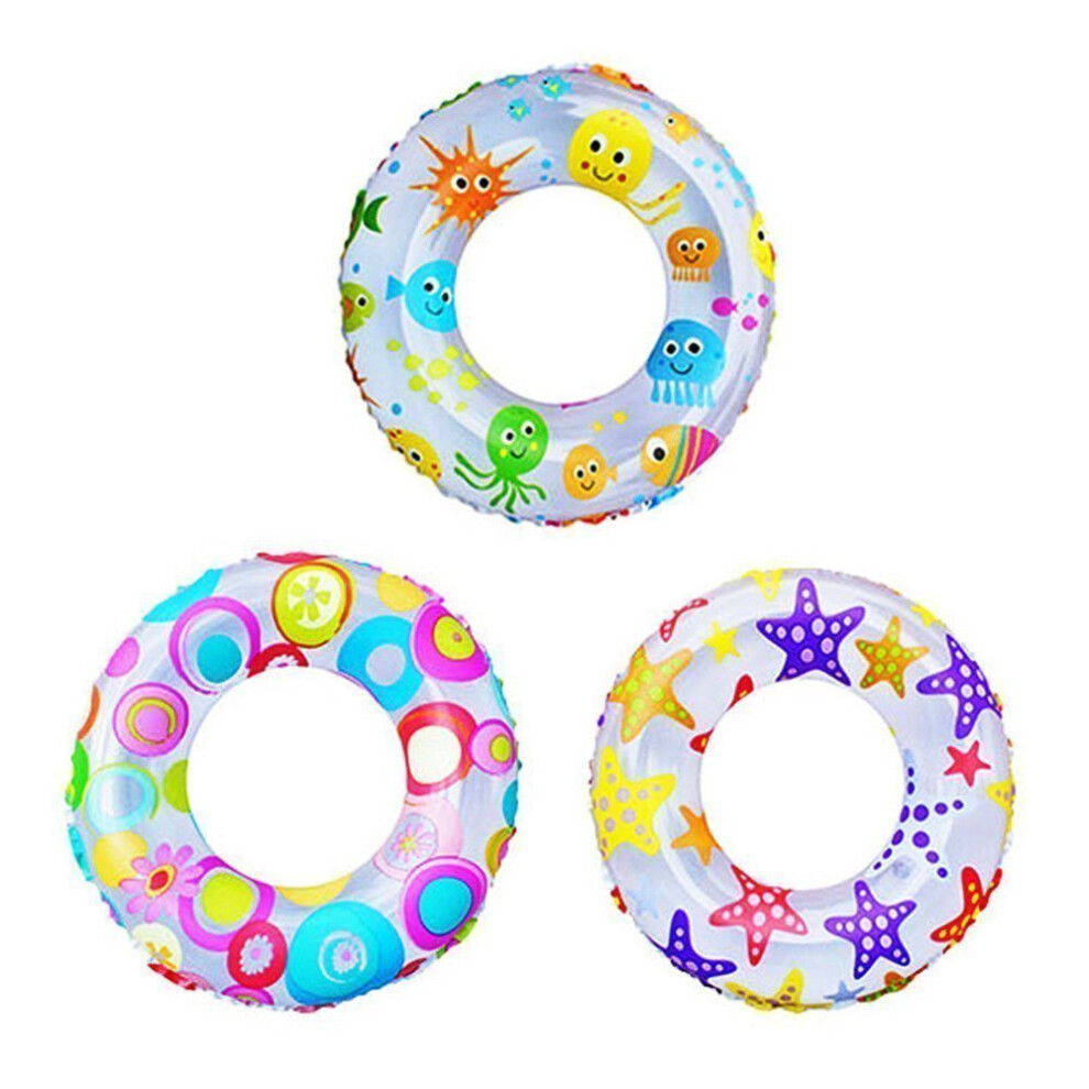 Intex Fantasia 59241 Swim Ring 61 cm Assorted Models/Colours 1 Piece