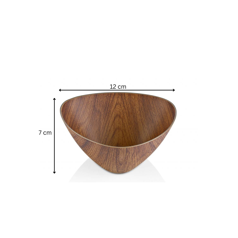 (12 cm) Triangular Salad Bowl Soup Wood Effect Plastic-image-OPC-PFC5BBD-NEW