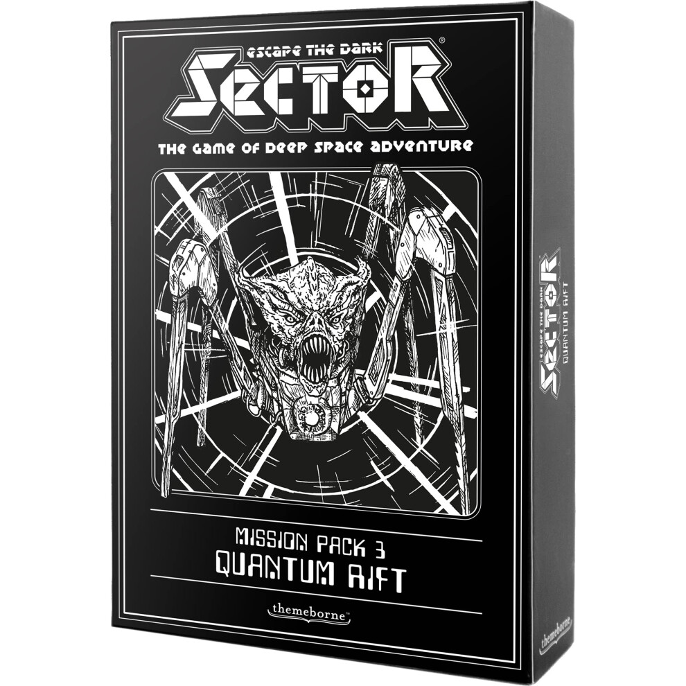 Escape The Dark Sector Board Game Quantum Rift Mission Pack 3 - Navigate Time and Space! Cooperative Sci-Fi Adventure Game for Adults, Ages 14+, 1-4