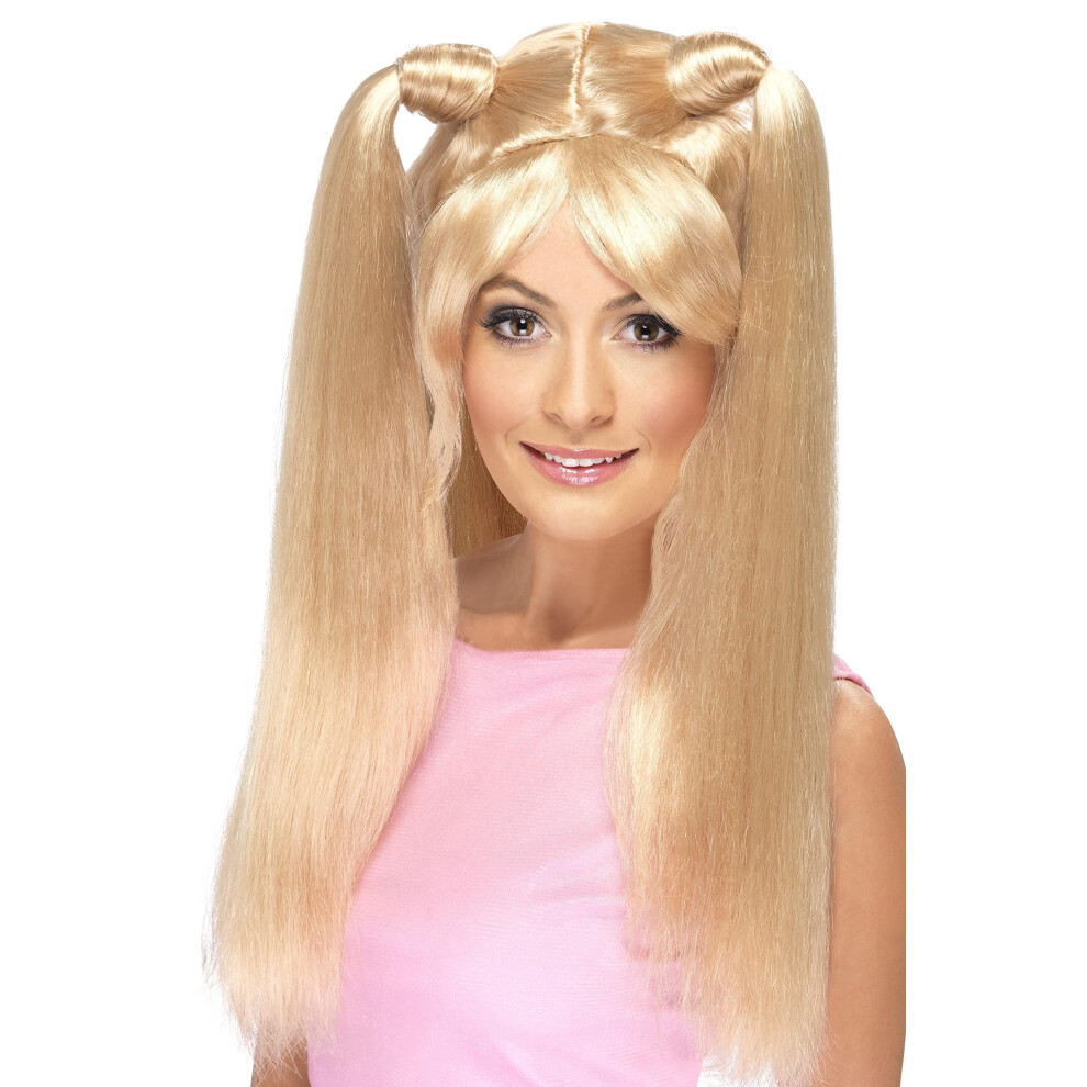 Smiffys womens Baby Power Costume Wig, Blonde, One Size US