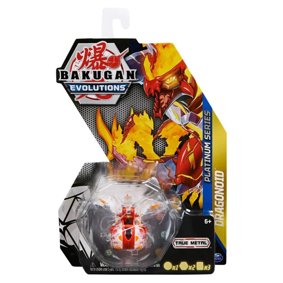 Dragonoid Diamond Chase New 2022 Bakugan Evolutions Platinum Series True Metal