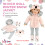 Emily Rose Roupos de boneca de 18 polegadas | 4-PC 18 """" Doll Winter Snow Jacket Coat Koala Roupet Gift Settle Inclui chap   u de malha e botas de 3