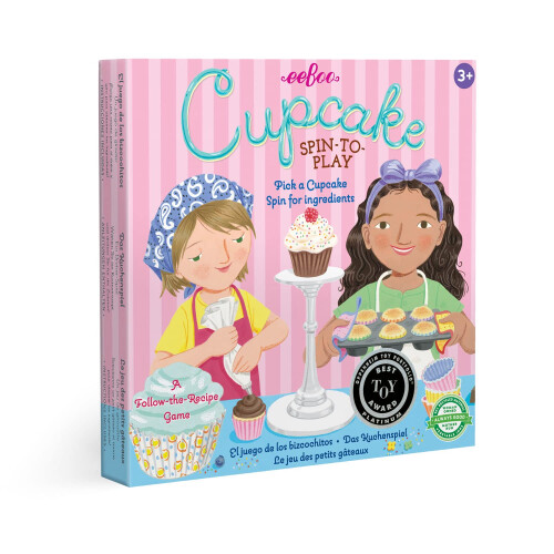 eeBoo Cupcake Spinner Peli Vihreä