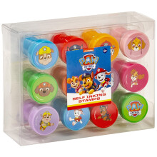 Stamp Set - Self-Inking Stamps in Various Paw Patrol Motifs by Chase, Marshall, Skye, Rubble, Zuma - Gift for Children