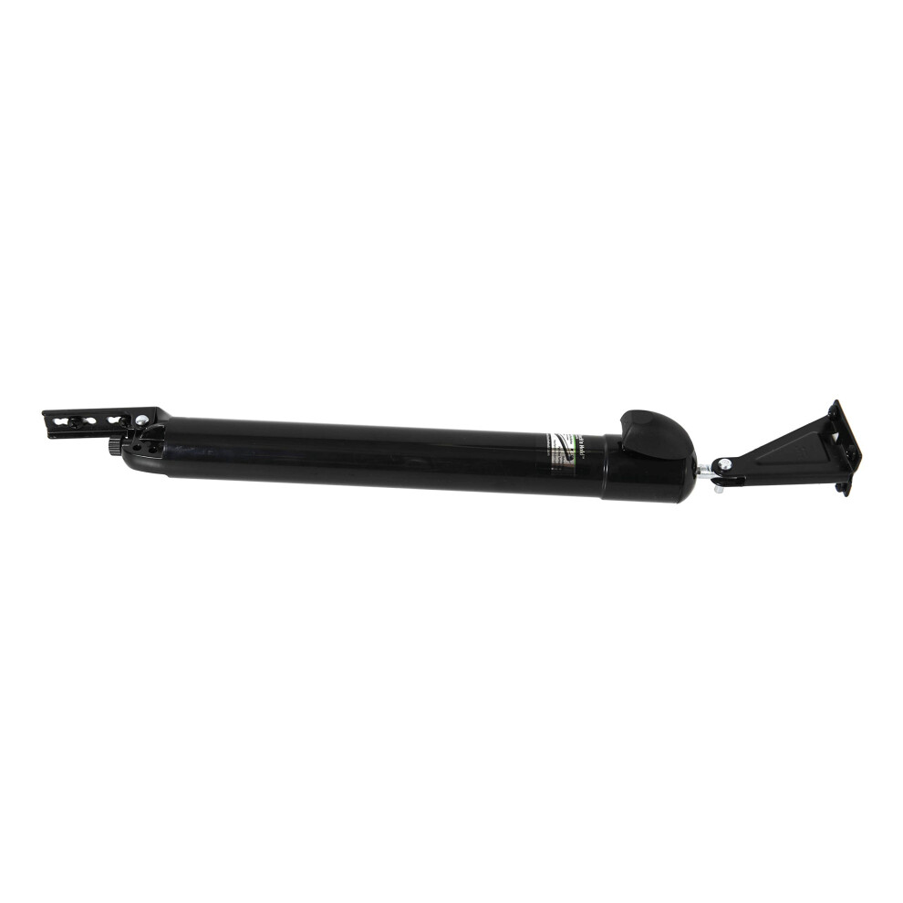 Touch 'N Hold Smooth Door Closer - Single Kit (Black) - Standard-Duty Door Closer With Touch-Button Hold Open Feature & Smooth Closing Motion - For ( 736211017734
