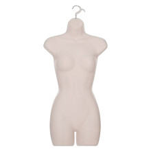 Adult Female Full Size Hanging Body Form Display Mannequin Body Form Mannequin Display Form Ideal for Shop Display, Market Traders (Light Skin)