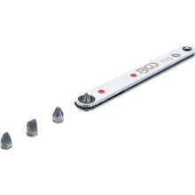 BgS 115 Special Bit Ratchet extra thin 63 mm (14) Drive incl 4 special bits