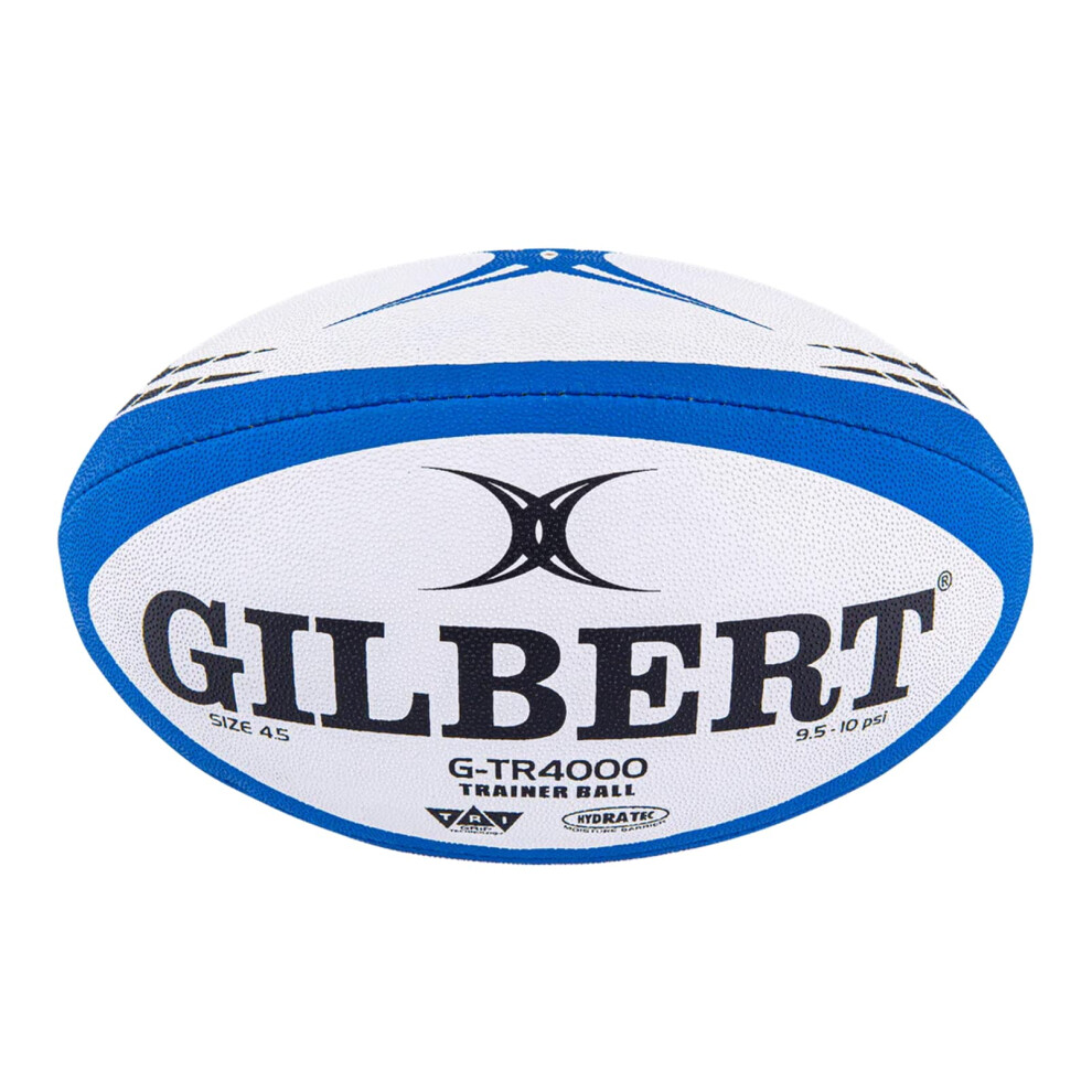 gilbert g-TR4000 Rugby Training Ball - Royal (Size - 4)