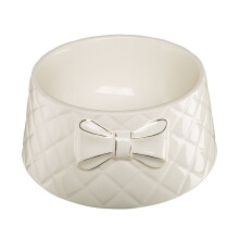 Ferplast Gemma Ceramic Feeding Bowl for Cats and Dogs, 18 x 8 cm, 0.7 Litre