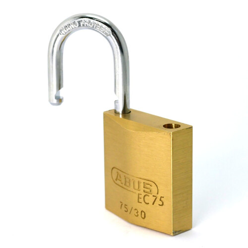 Abus Nihon Lock Service ABUS Brass Padlock EC75/30 KD Dimple Cylinder Rose No 1