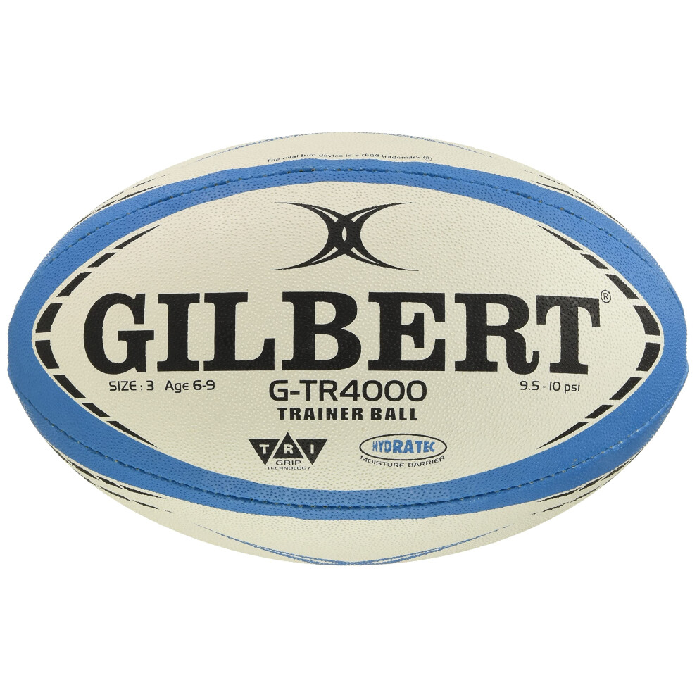 gilbert g-TR4000 Rugby Training Ball - Royal (Size - 5)