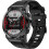 Chronus 1.43" AMOLED Military Smartwatch Men,Bluetooth Call,IP68-Black 1