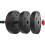 GYM MASTER 20kg Dumbbell Weight Set Barbell Adjustable Bar Extender Training 4
