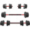 GYM MASTER 20kg Dumbbell Weight Set Barbell Adjustable Bar Extender Training 5