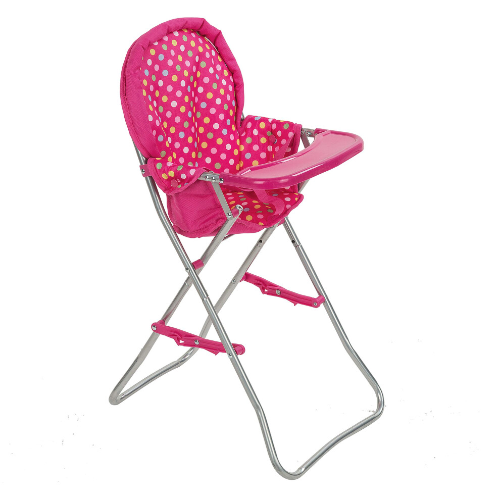 Silla Alta Para Mu Ecas De 18 Pulgadas, Color Rosa, Para Mu Ecas De Fash N Kolor-image