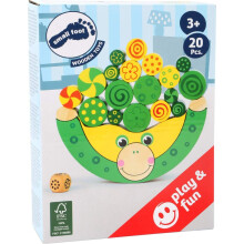Jeu d'équilibre en bois - SMALL FOOT - Grenouille - 3 ans - éducatif - motricité - vert