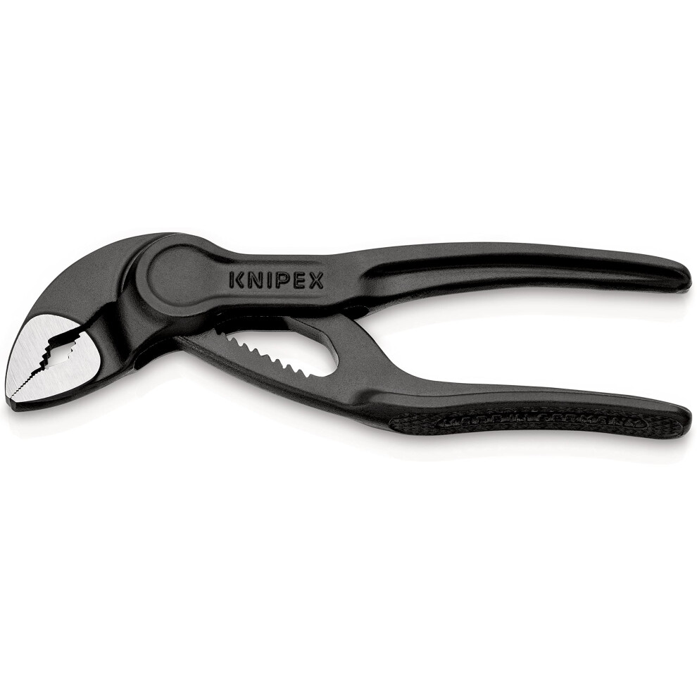 KNIPEX Cobra? XS Water Pump Pliers grey atramentized, embossed, rough surface 100 mm 87 00 100