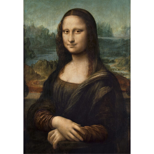 Clementoni Puslespil 1000 Compact Museum Leonardo - Gioconda 1