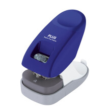 Plus Corporation Japan Sheets Staple Free Stapler Paper Schreibtischmodell Clinch 10 Pages, Blue (SL-112A-EU BL)