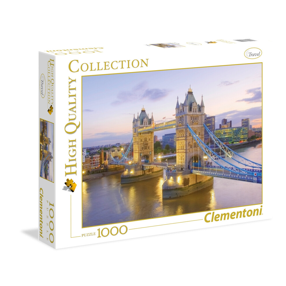 Clementoni London Tower Bridge 1000 Piece Jigsaw Puzzle for Adults