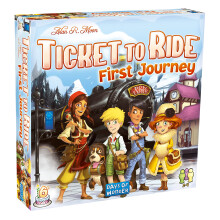 Ticket to Ride Europe First Journey Board Game - Strategy Game, Train Adventure Game, Fun Family Game for Kids & Adults, Ages 6+, 2-4 Players, 15-30