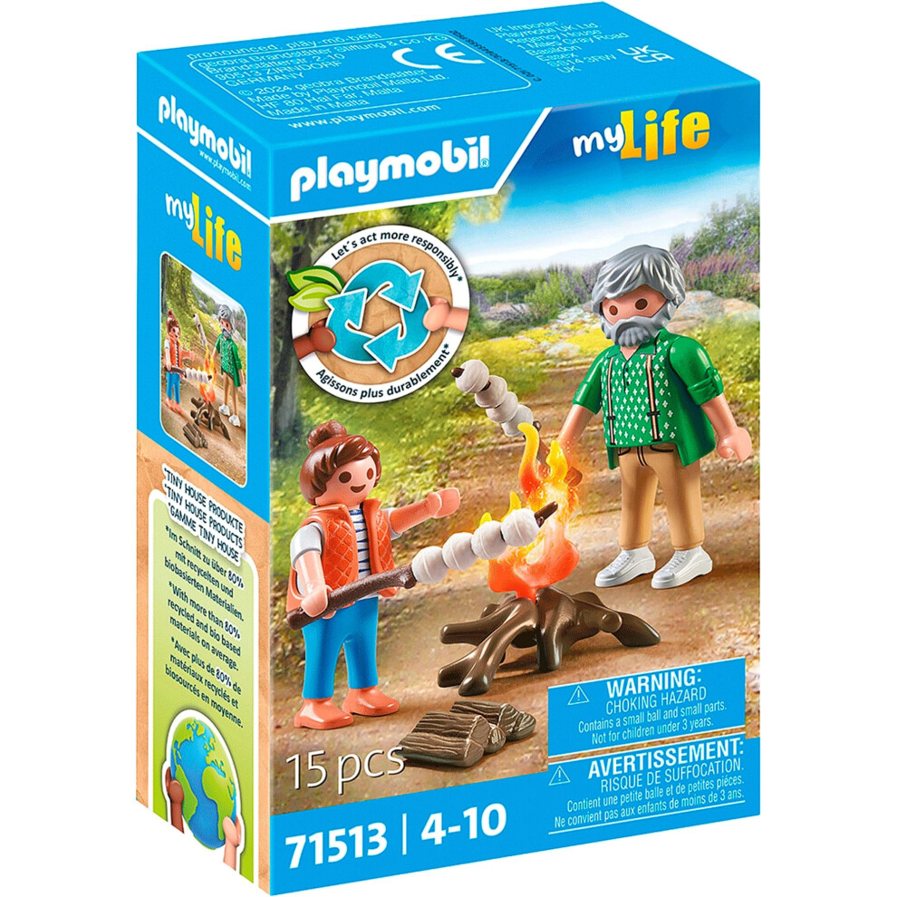 PLAYMOBIL 71513 Campfire with Marshmallows