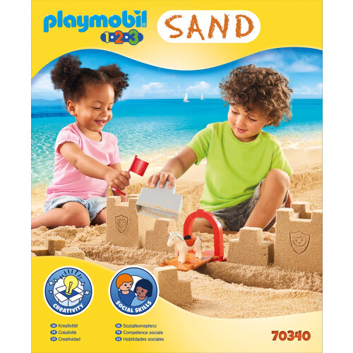 PLAYMOBIL Κάστρο Ιππότη Playmobil με Κάδο Άμμου 2